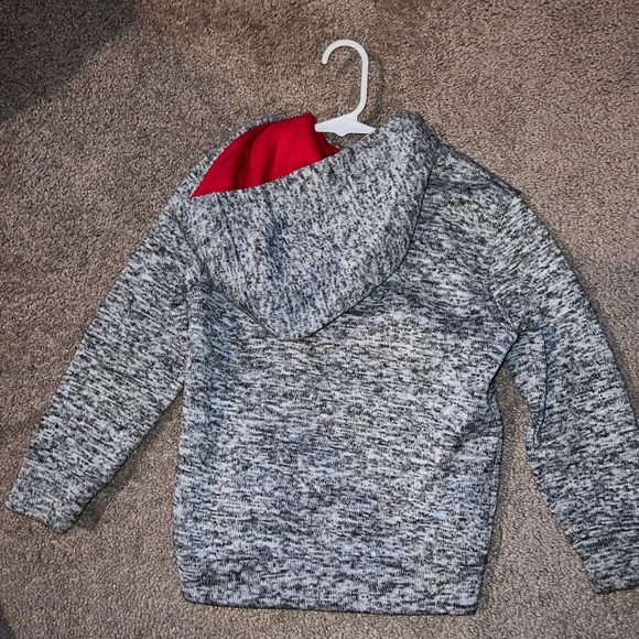 Spider-Man Zip-up Hoodie, Boys, Red&Grey, M, 5-6 - Picture 2 of 4